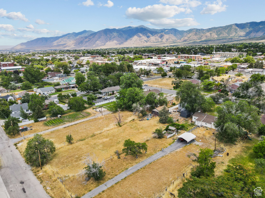 Drone / aerial view of mountains
