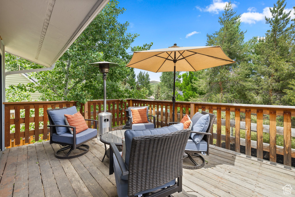 View of deck