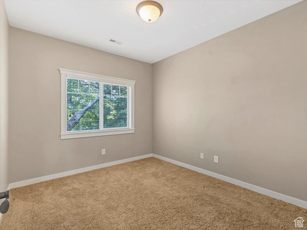 Spare room with carpet floors