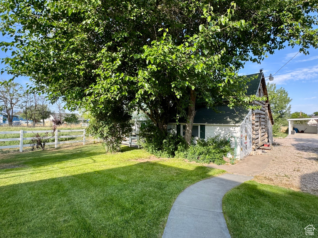 View of yard