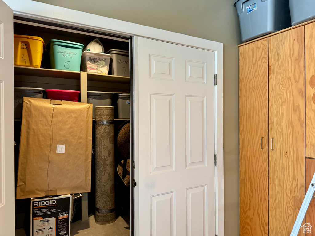 View of closet