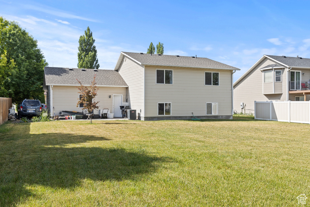 Rear view of property