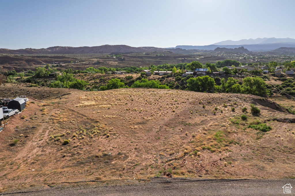View of mountain background