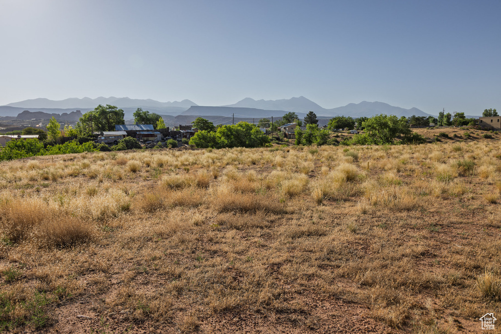 View of mountain backdrop