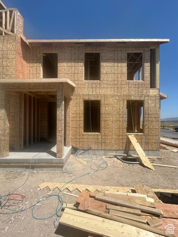 Rear view of house