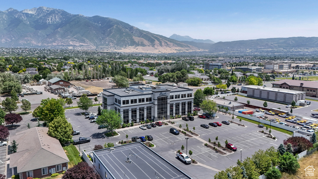 Bird\'s eye view of mountains