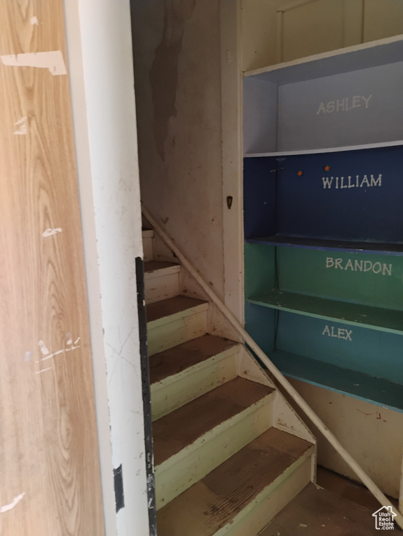 View of stairway