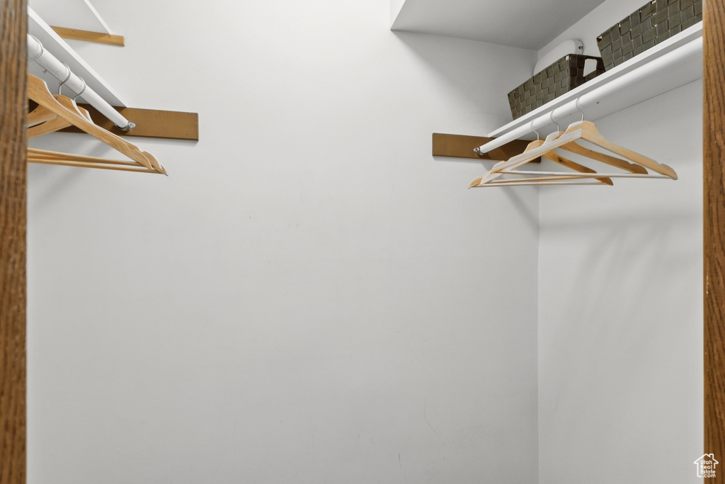 View of spacious closet