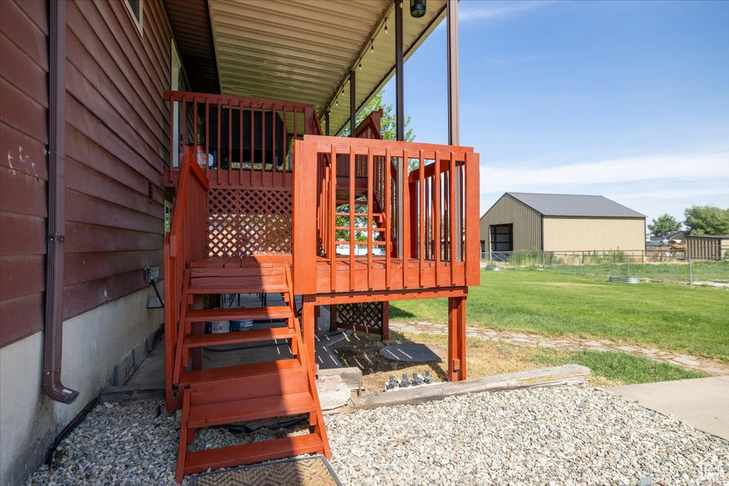 View of deck
