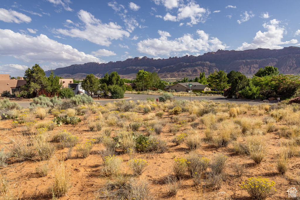 View of mountain background