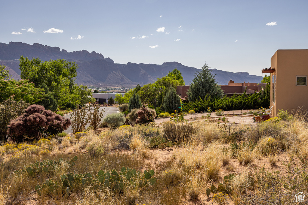 View of mountain backdrop