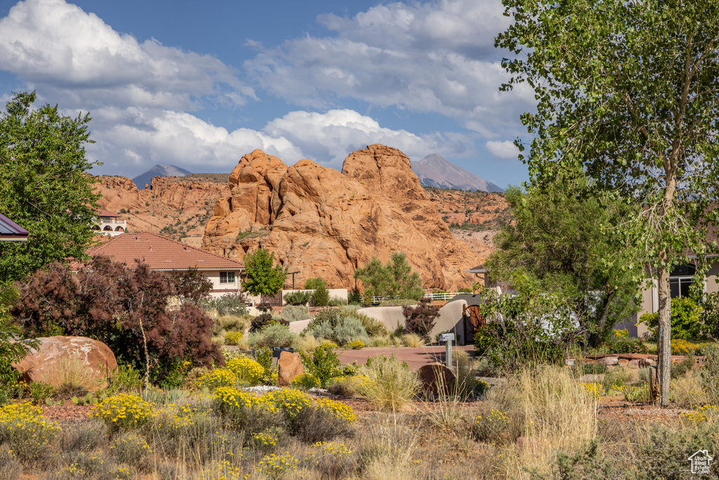 View of mountain backdrop