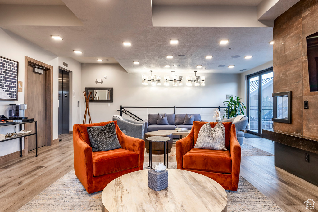 Lobby featuring recessed lighting