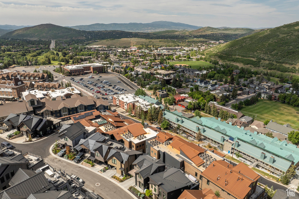 Bird's eye view of mountains