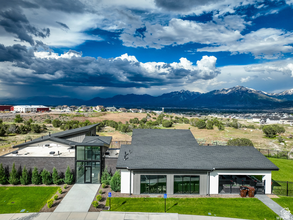 View of mountain backdrop