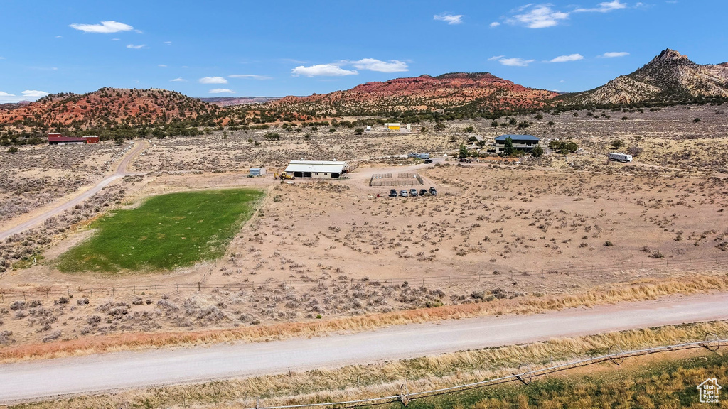 View of mountain background featuring rural landscape and a desert landscape