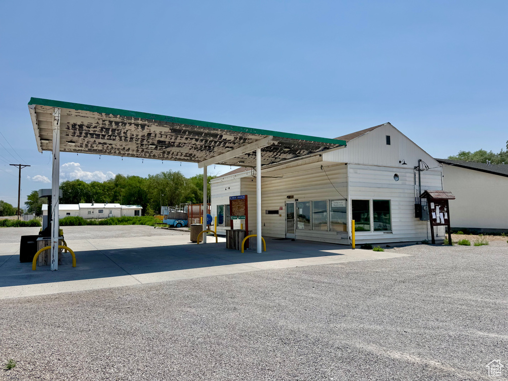 View of vehicle parking