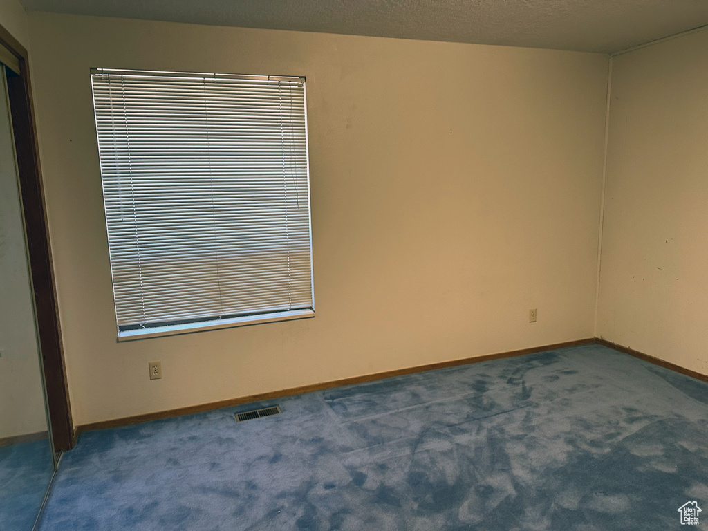 Unfurnished room with carpet floors
