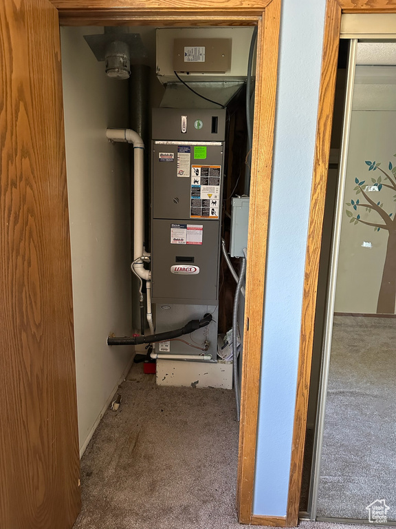 View of utility room