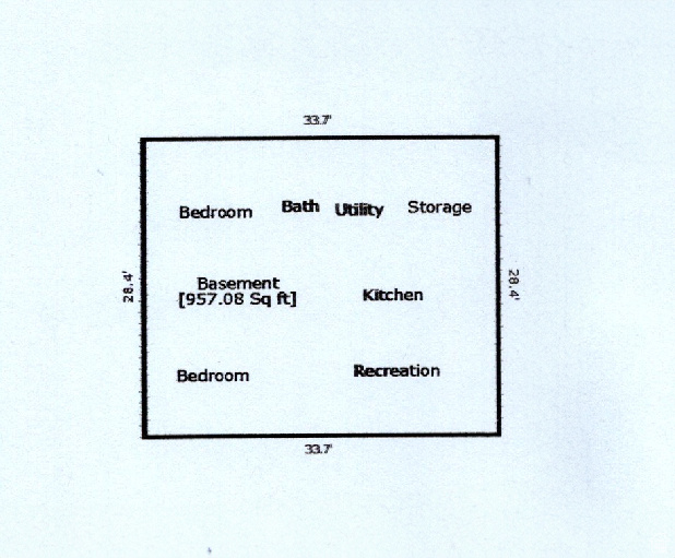 View of floor plan / room layout