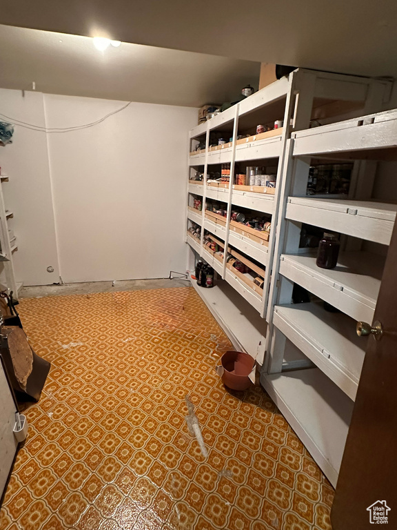 View of storage area