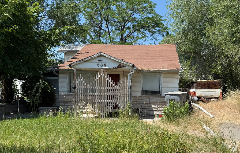 View of bungalow-style home