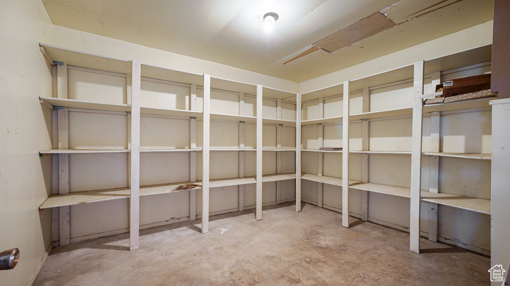 View of storage area