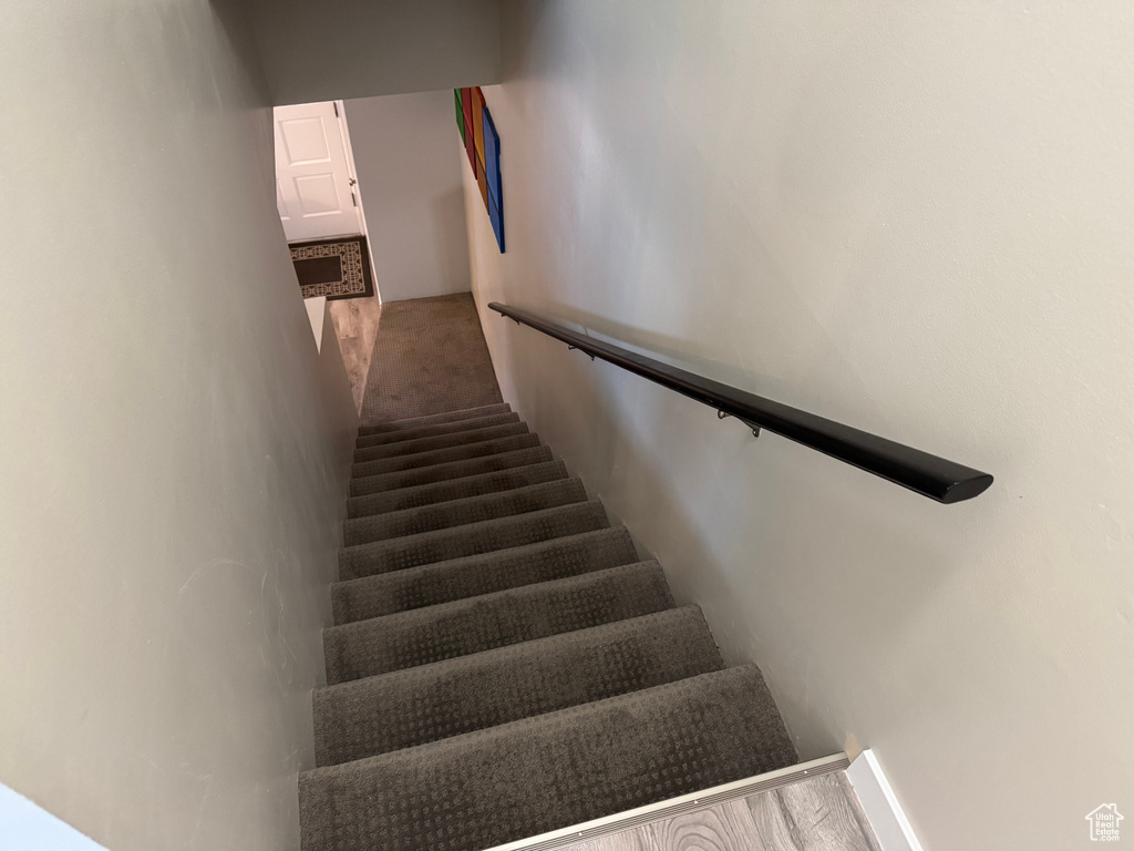 View of stairs