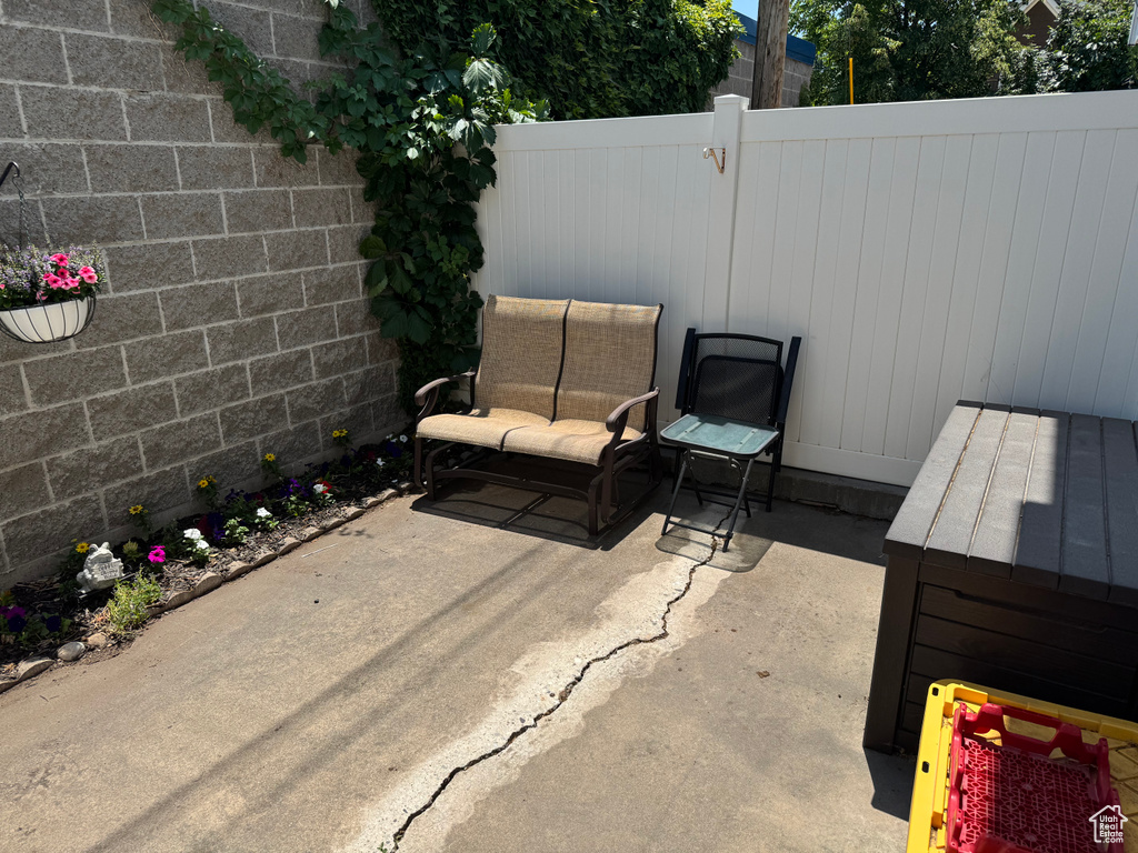 View of patio