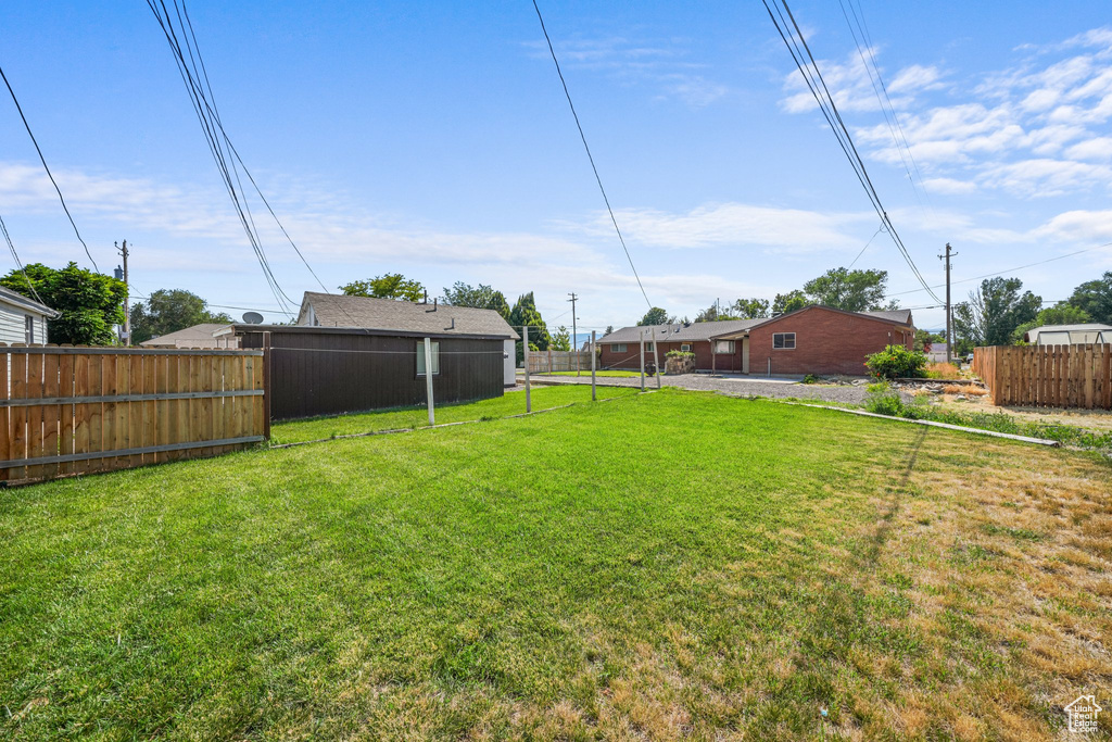 View of yard