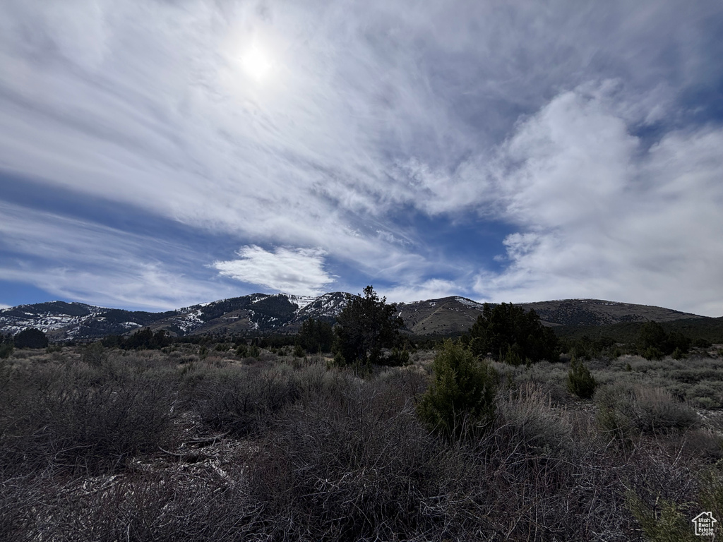 View of mountain backdrop