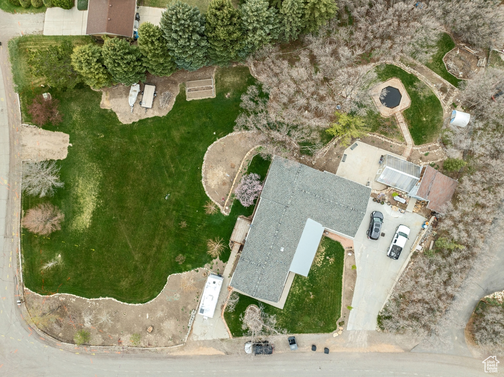 Aerial overview of property's location