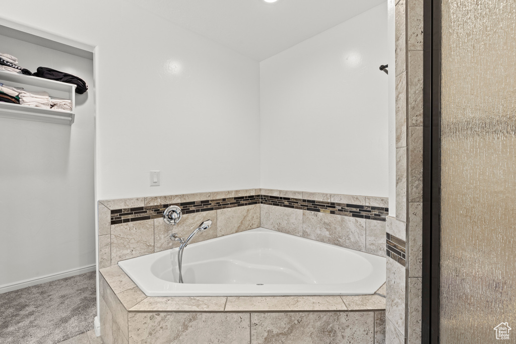 Bathroom with a bath