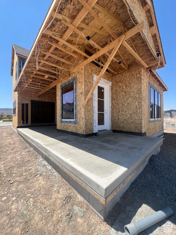 Back of property