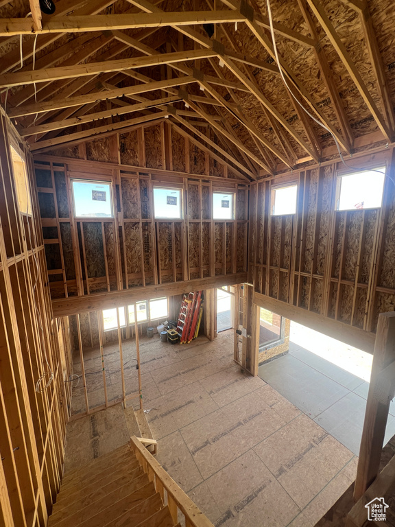 View of attic