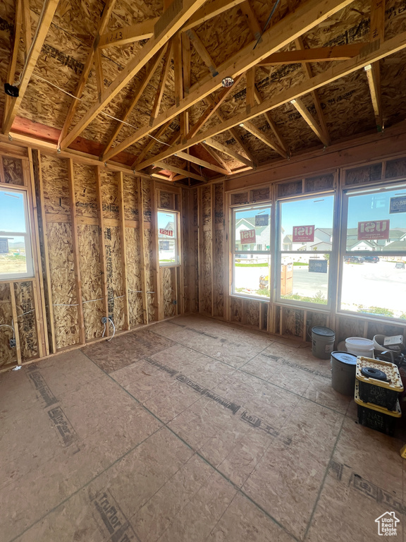 Miscellaneous room featuring healthy amount of natural light