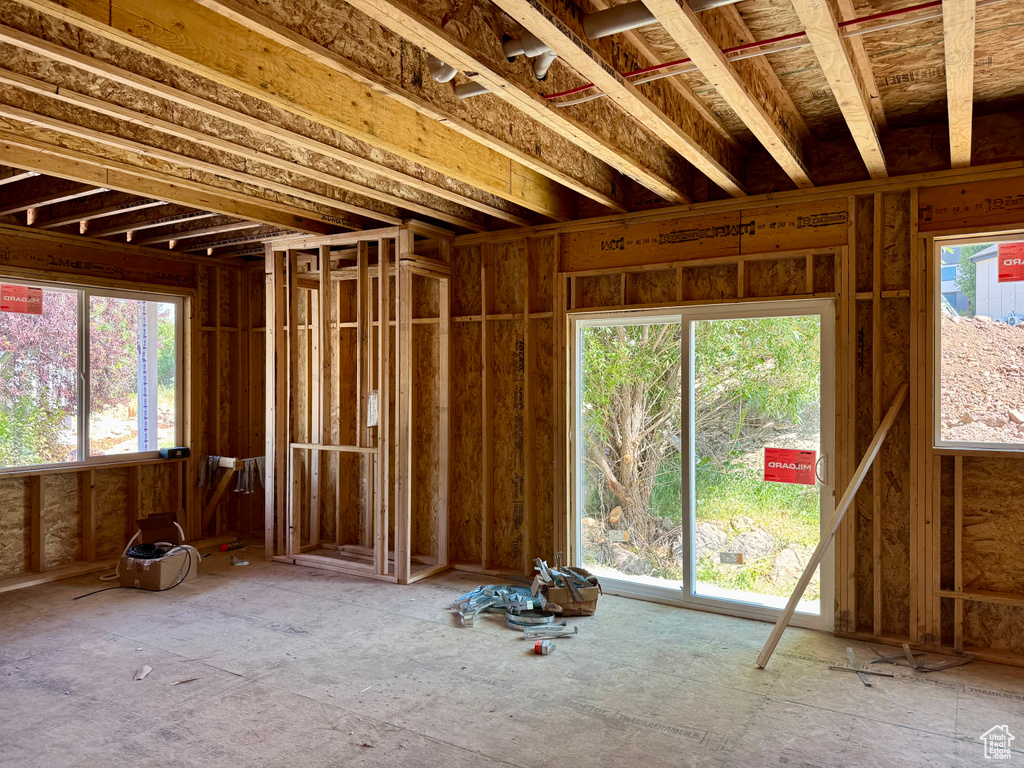 View of misc room