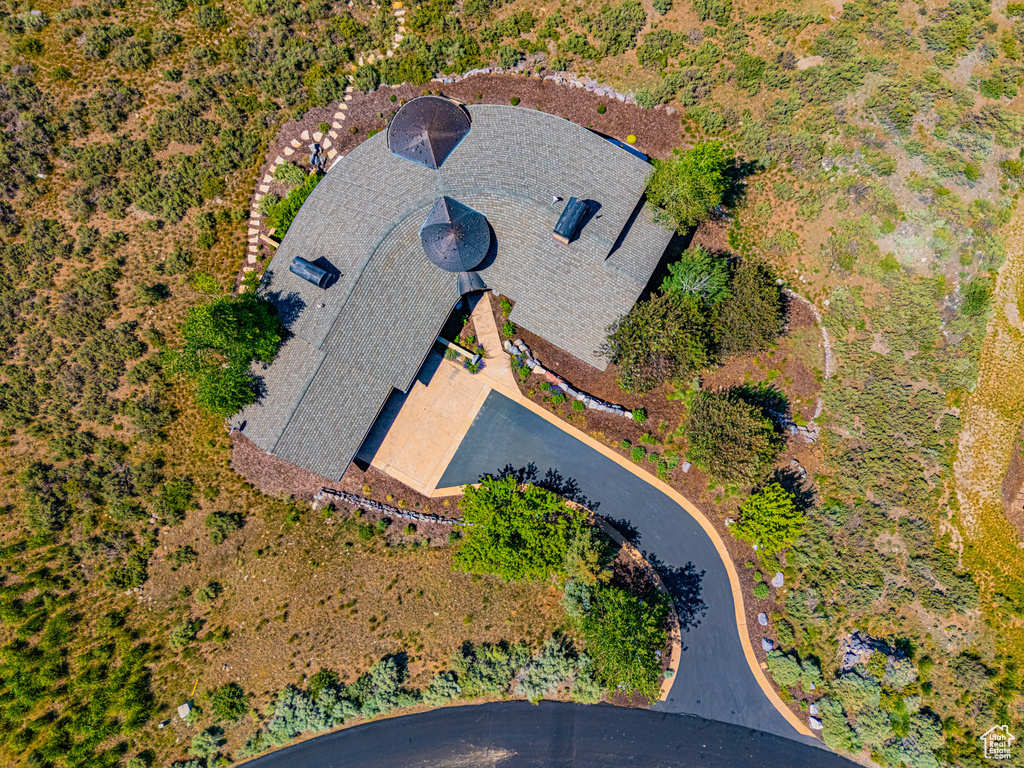 Aerial view of property's location