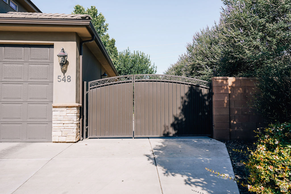 View of gate