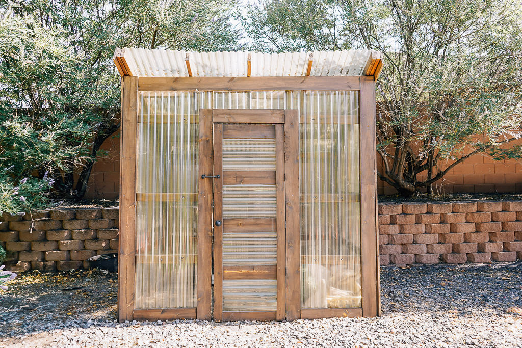 View of greenhouse