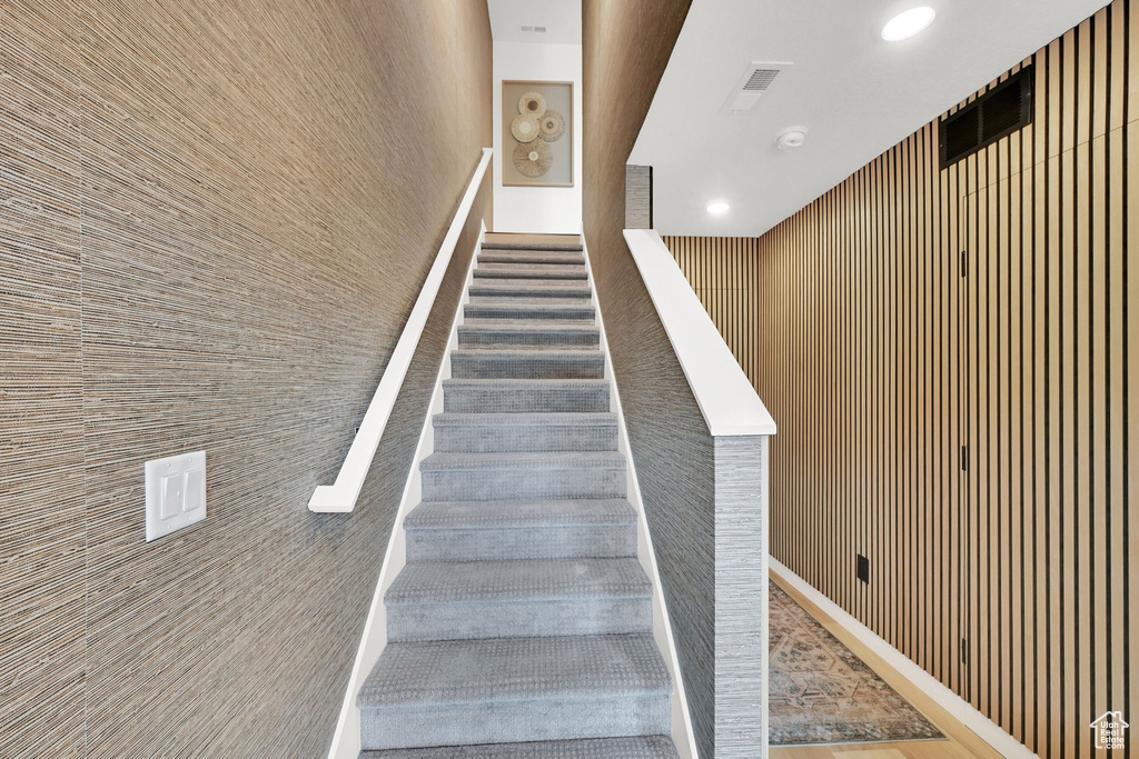 View of stairway