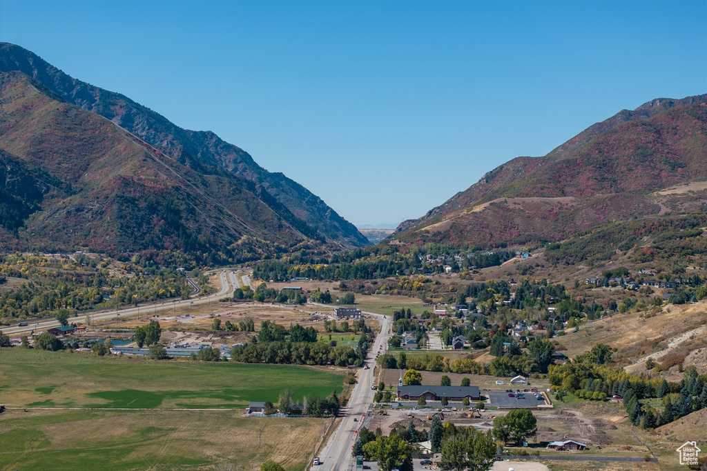 View of mountain backdrop