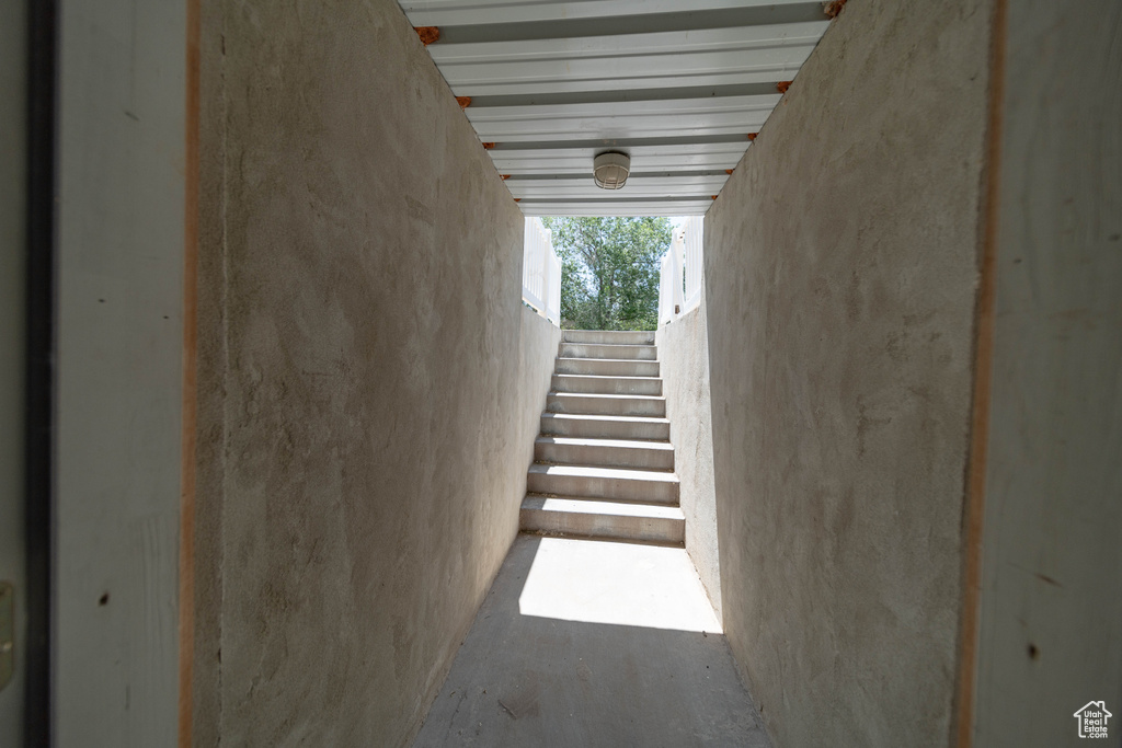 View of stairway
