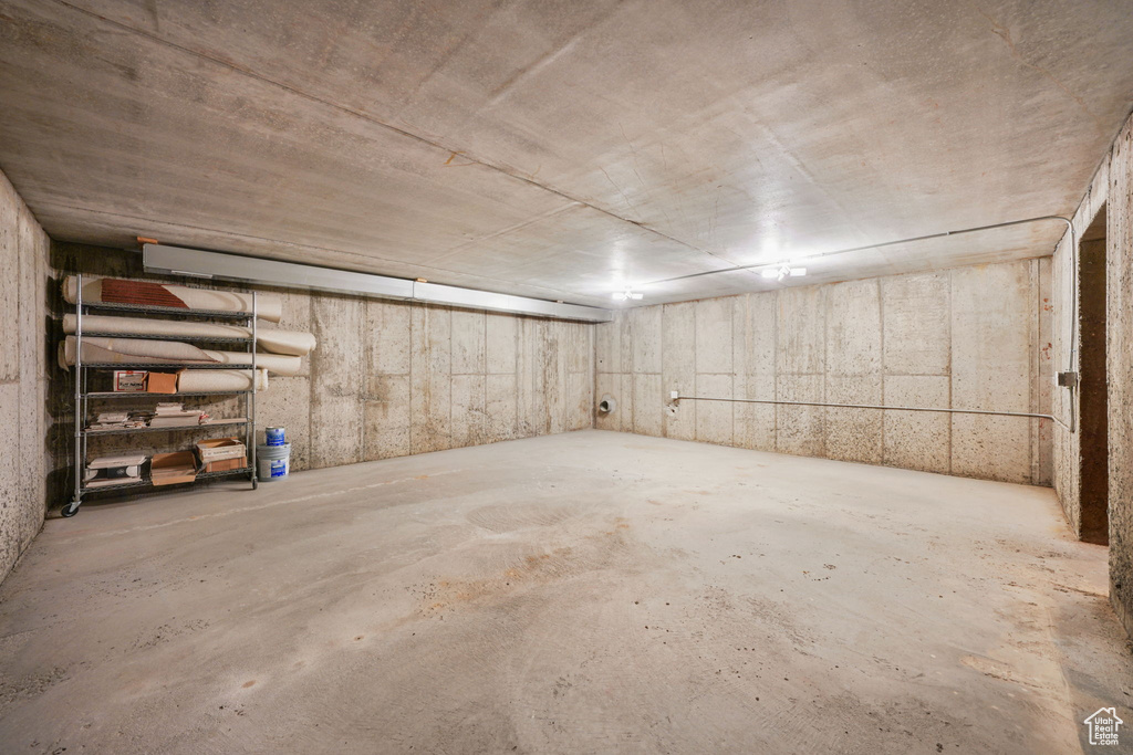 View of basement