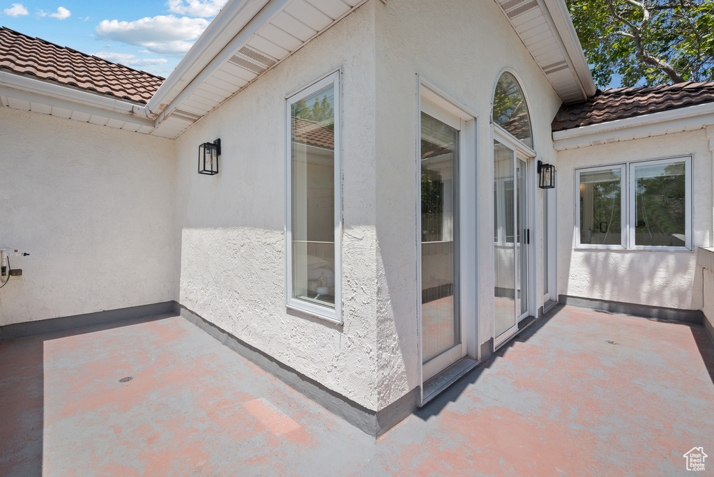 View of patio