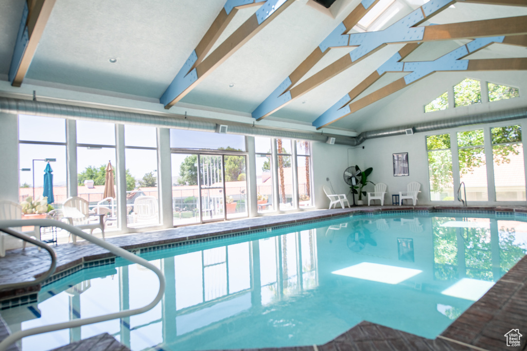 View of indoor pool