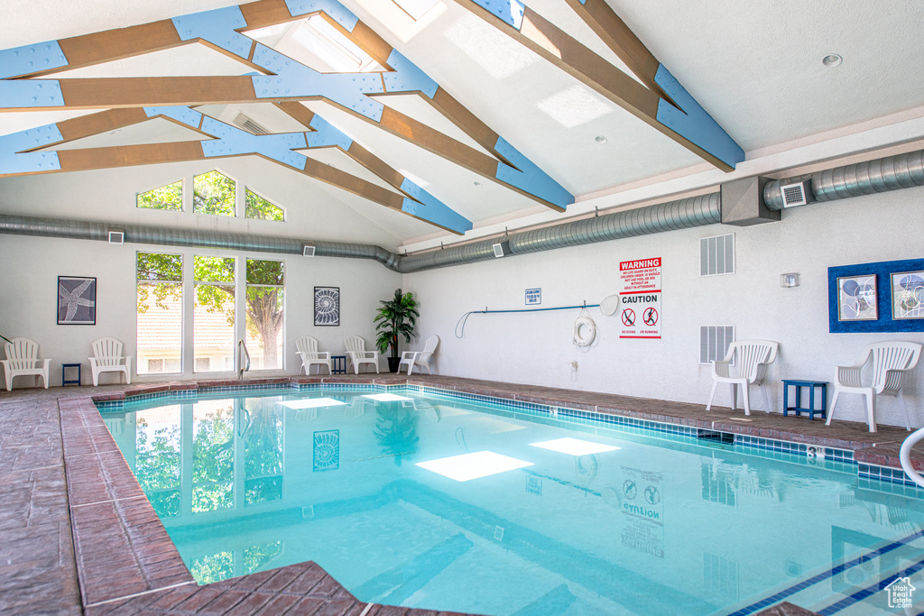 View of indoor pool