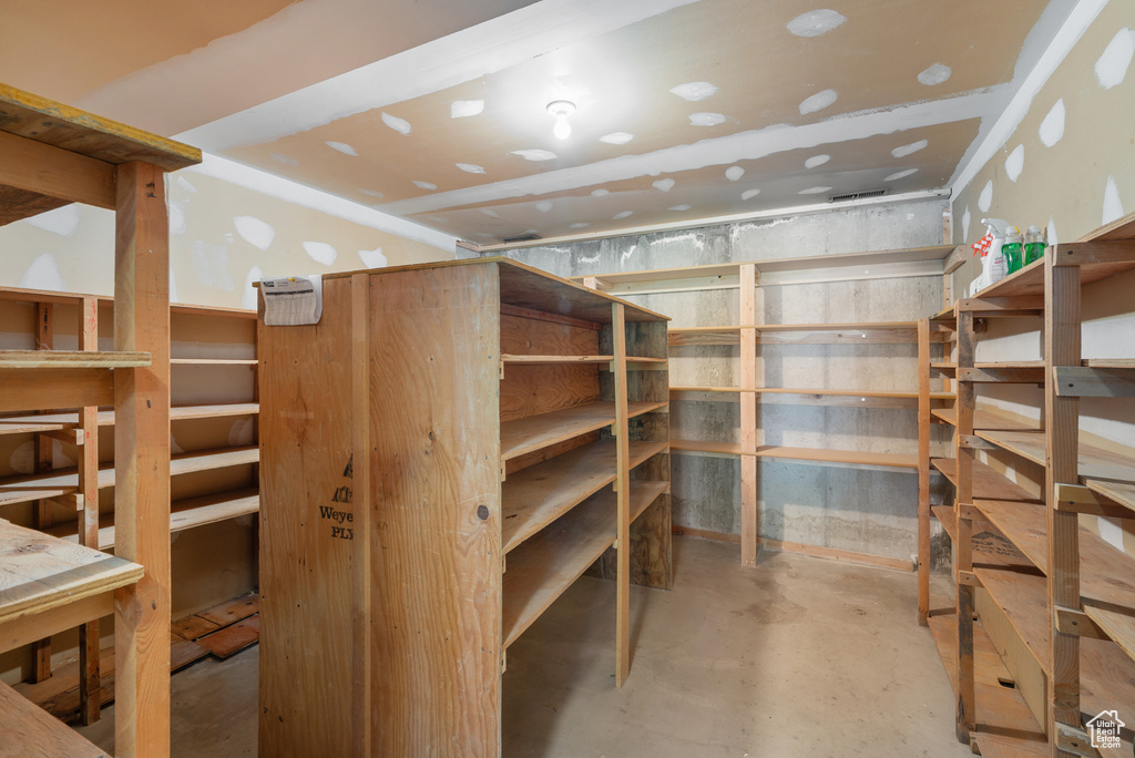 View of storage area