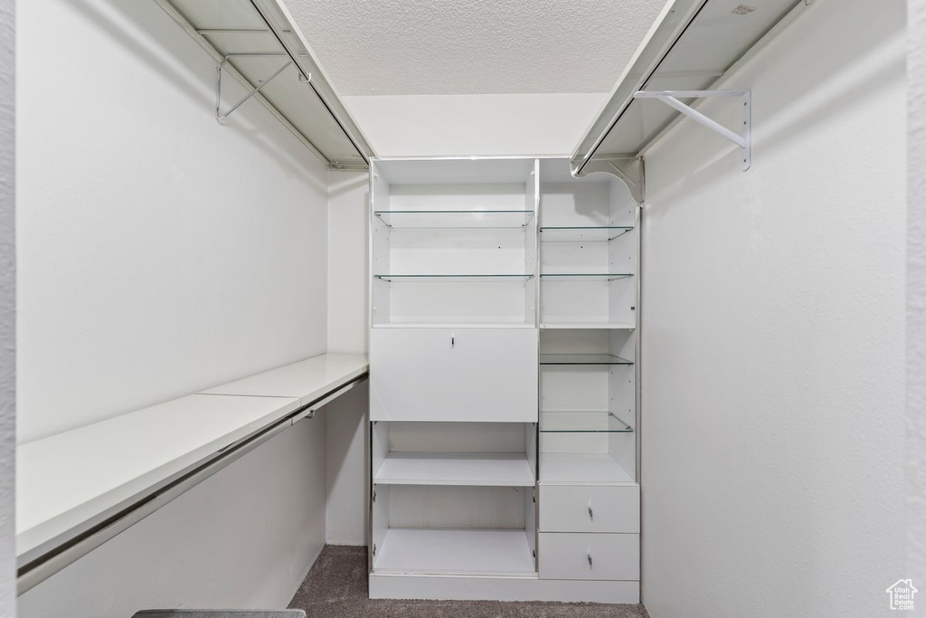 View of spacious closet