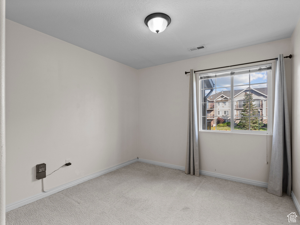 Spare room with light carpet